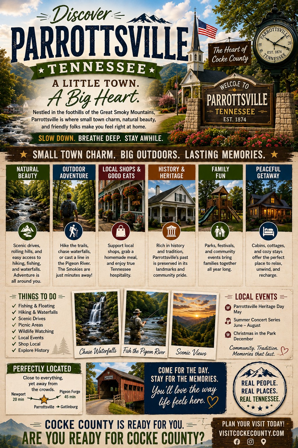 Parrottsville, Cocke County, Tennessee